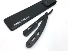 BARBER SALON STRAIGHT CUT THROAT SHAVING RAZOR RASOIRS RASOI NAVALHA + POUCH