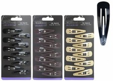 10 x hair clips slides snaps