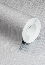 RD464 Anaglypta Vynaglypta Striped Textured Design Silver Shadow Wallpaper
