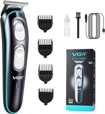 VGR Beard Trimmer for Men Cordless Rechargeable Electric Hair Shaver Clippers