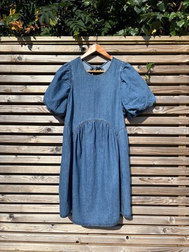 George asda denim puff sleeve - puff,