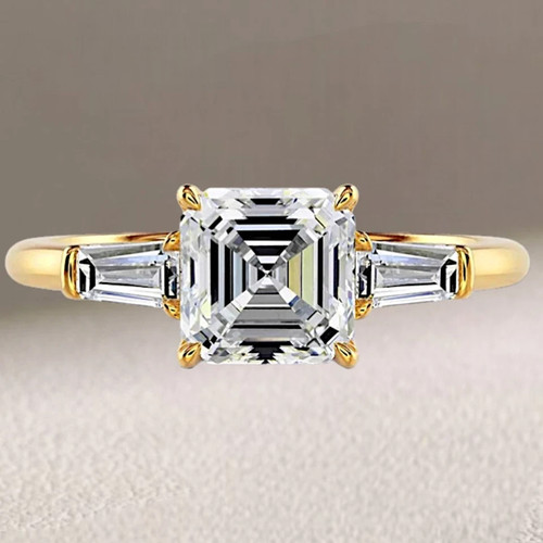 Asscher cut lab - 4.20,
