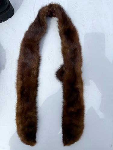 Women brown fur - brown, stole