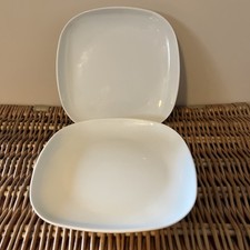 IKEA 2 x Square Side Plates - 20726 - White - 17.5cm