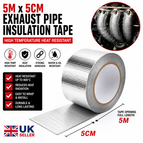5cm silver exhaust - silver,