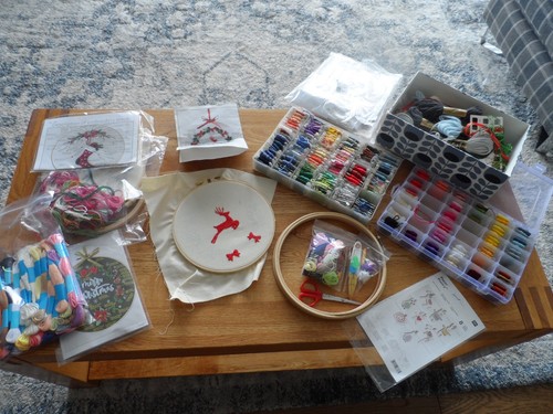Huge embroidery cross stitch - cross,