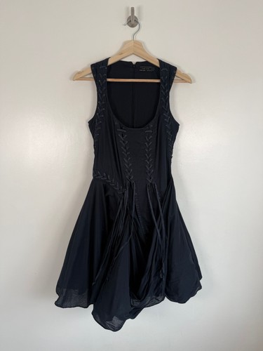 Allsaints dress navy - allsaints,