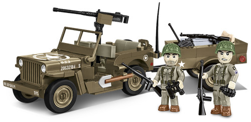 Cobi jeep willys - jeep, trailer
