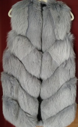 Real fox fur lady long - fur,