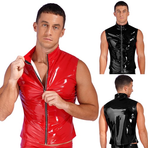 Men leather stand - men, collar