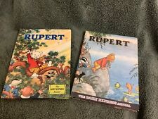 Rupert Bear 2 Original Alfred Bestall Annuals in V G Condition 1969 & 1973 