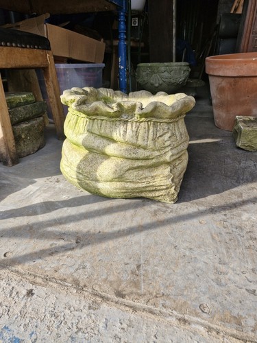Old stone garden - stone, planters