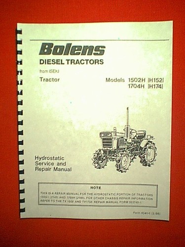 Bolens iseki diesel - bolens, tractor