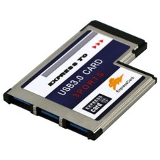 3 Ports USB 3.0 to Expresscard