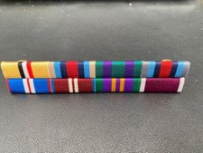 MEDAL RIBBON BAR - 8 SPACE FULL SIZE - PINNED or STUDDED or SEWN