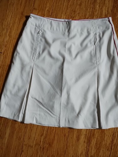 Nike white and beige stripe