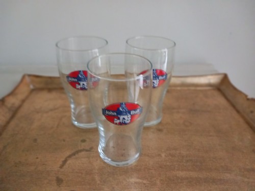 Branded half pint beer glasses - pint,