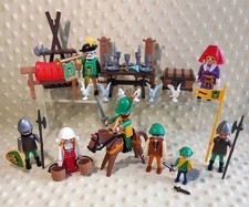 Household & Accessories of Playmobil 3666 Medieval Knights Castle, 100% Complete