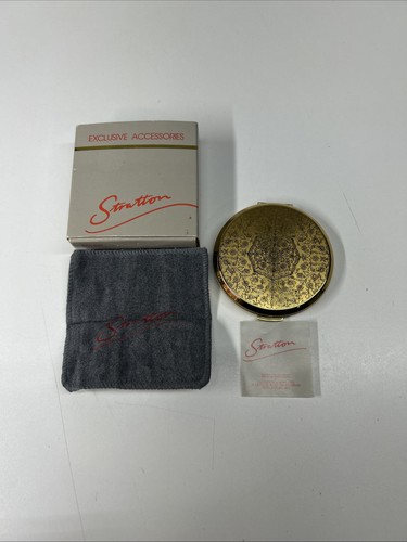 Vtg stratton england gold tone - stratton,