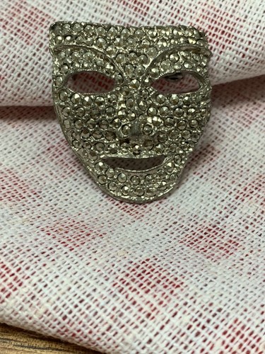 Vintage silver tone marcasite - silver,