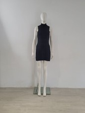 KEEPSAKE THE LABEL Black Glittery Jumper UK 8 10 EU 36 38 Side-Split Dress Cosy