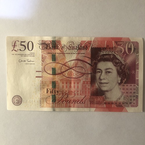 Fifty pound note - £50,