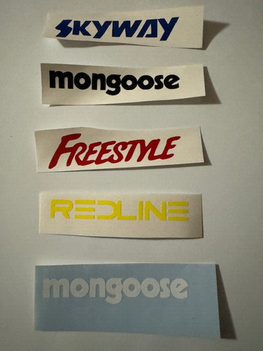 Rub bmx stickers - bmx,