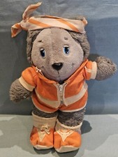 Vintage 1980 Tomy Get Along Gang 12” Zipper The Cat Plush Toy Teddy Rare GC