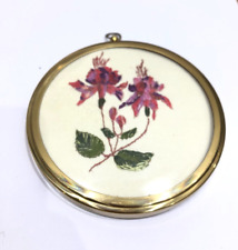 Vintage picture round golden