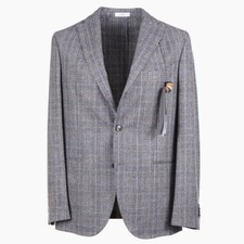 Boglioli Gray Layered Check