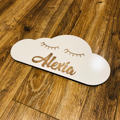 Cloud wall name personalised - cloud,