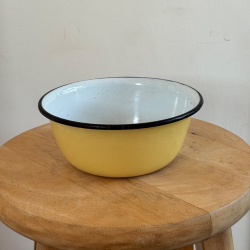 Vintage small enamel bowl - small,