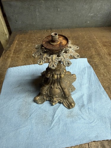 Antique victorian oil lamp - victorian,