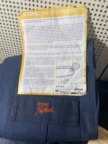 Stihl denim 9ply chainsaw - denim,