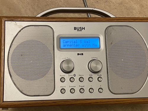 Bush wooden dab radio - dab,