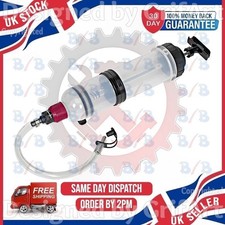 LARGE 1.5L SYRINGE CAR ENGINE OIL FLUID EXTRACTOR MANUAL SUCTION PUMP TRANSFER