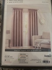 Pair Vintage Dunelm Mauve
