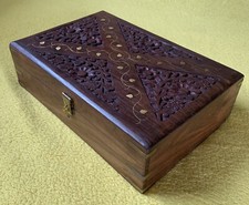 Wood Jewellery Trinket Box