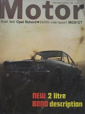 Motor magazine 1967 - magazine, 26/8/1967