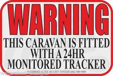 Caravan Tracking Sticker