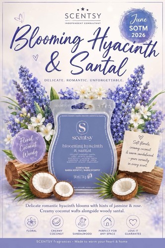 Scentsy blooming hyacinth - hyacinth, &