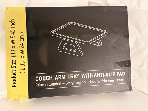 Couch arm tray with anti - tray,
