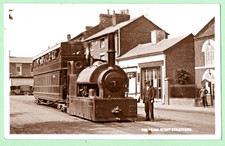 STONY STRATFORD TRAM REAL PHOTO NOT A PRINT