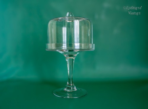 Cloche muffin cake stand clear - muffin,
