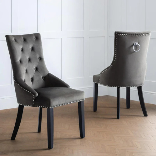 Knockerback grey velvet - grey,