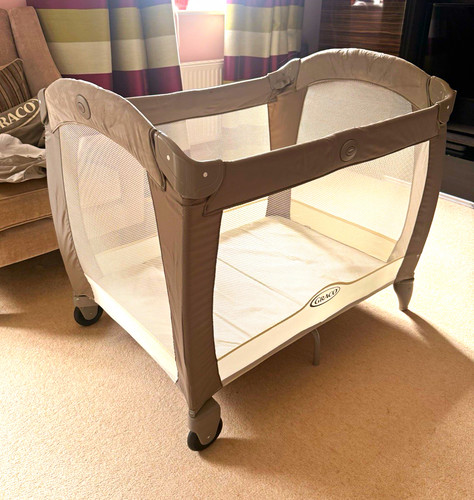 Graco travel cot with - cot,