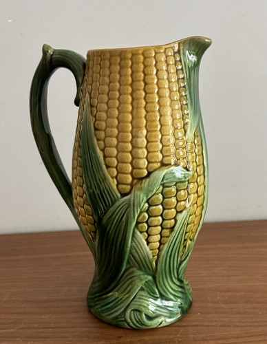 Vintage majolica sweetcorn - vintage,