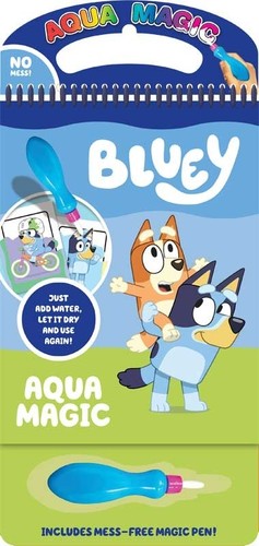 Bluey aqua magic colouring - aqua,
