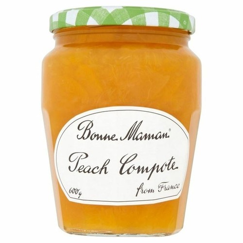 Bonne maman peach compote 600g - maman,
