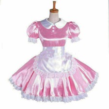 NEW！Sissy Maid Pink Satin